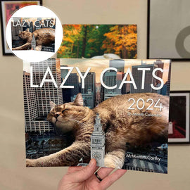 Cat Paper Calendar 2024